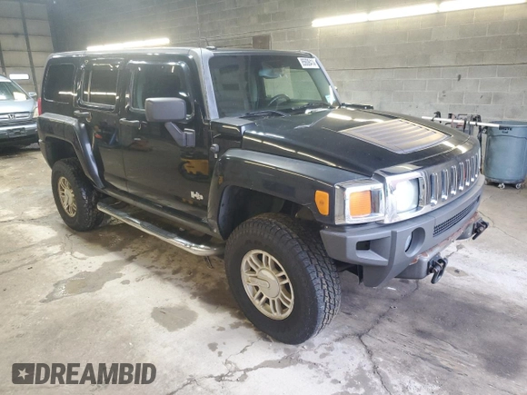2007 Hummer H3 SUV with VIN 5GTDN13EX78223389, listed as a Copart auction lot 85608414 with 195,783 mi miles and Clean Title. Bid and sale history available at DreamBid. Image 4.