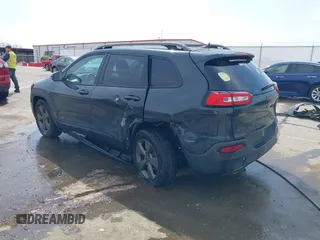 2016 Jeep Cherokee Latitude with VIN 1C4PJMCB2GW357736, listed as a IAAI auction lot 42017755 with 97,650 mi miles. Bid and sale history available at carsss.com. Image 3.