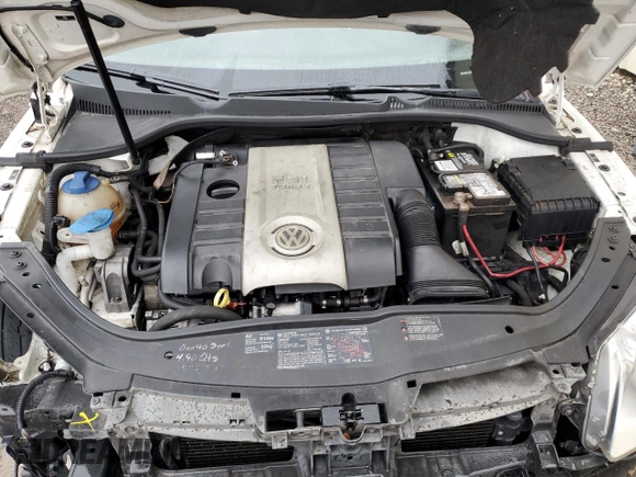 2007 Volkswagen Eos 2.0T with VIN WVWFA71F57V052000, listed as a Copart auction lot 87598495 with 128,610 mi miles and Salvage Title. Bid and sale history available at DreamBid. Image 11.