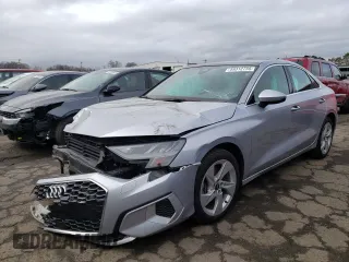 2022 Audi A3 Premium with VIN WAUAUDGY7NA037119, listed as a Copart auction lot 49312755 with 43,426 mi miles and Salvage Title. Bid and sale history available at carsss.com. Image 1.