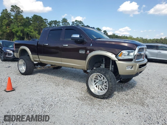 2013 Ram 2500 Longhorn с VIN 3C6UR5PL9DG554098, выставлен на аукционе Copart как лот 71763284 с пробегом 143 869 миль миль и Чистый • Clean title. История ставок и продаж доступна на DreamBid. Изображение 4.