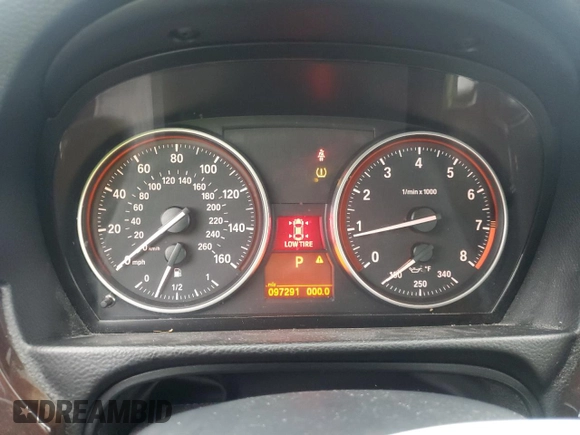 2008 BMW 3 Series 335i with VIN WBAVB77518NH79417, listed as a Copart auction lot 43577375 with 97,291 mi miles and Salvage Title. Bid and sale history available at carsss.com. Image 9.