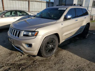 2014 Jeep Grand Cherokee Overland with VIN 1C4RJFCM5EC505754, listed as a Copart auction lot 46952785 with 77,936 mi miles and Clean Title. Bid and sale history available at carsss.com. Image 1.