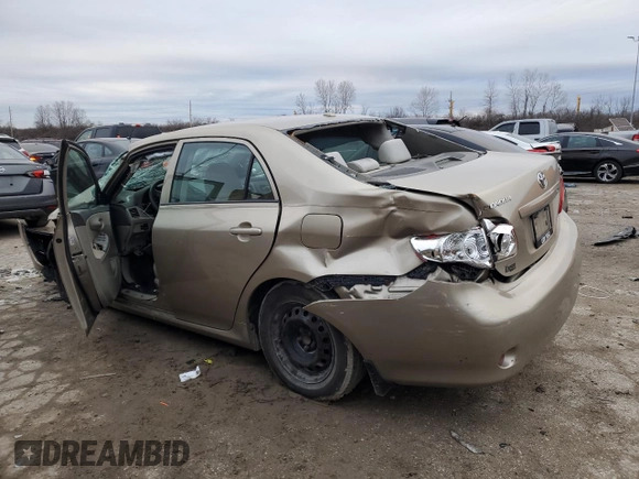 2010 Toyota Corolla with VIN 2T1BU4EE7AC487164, listed as a Copart auction lot 44238585 with 168,179 mi miles and Salvage Title. Bid and sale history available at carsss.com. Image 2.