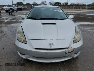 2004 Toyota Celica GT with VIN JTDDR32T640180154, listed as a Copart auction lot 46621845 with 172,186 mi miles and Salvage Title. Bid and sale history available at carsss.com. Image 5.