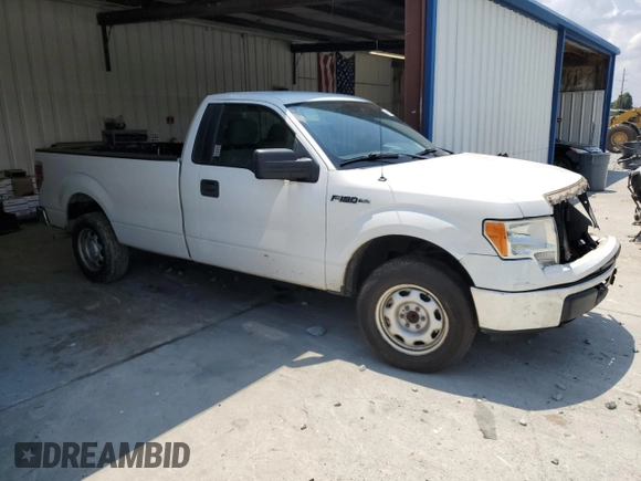 2012 Ford F-150 XL with VIN 1FTNF1CF9CKD27242, listed as a Copart auction lot 62665505 with 202,023 mi miles and Salvage title. Bid and sale history available at DreamBid. Image 4.