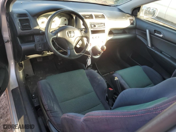 2002 Honda Civic Si with VIN SHHEP33592U307132, listed as a Copart auction lot 82953874 with 164,723 mi miles and Salvage Title. Bid and sale history available at carsss.com. Image 8.