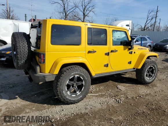 2015 Jeep Wrangler Unlimited Rubicon with VIN 1C4BJWFG1FL662478, listed as a Copart auction lot 48887295 with 95,826 mi miles and Clean Title. Bid and sale history available at carsss.com. Image 3.