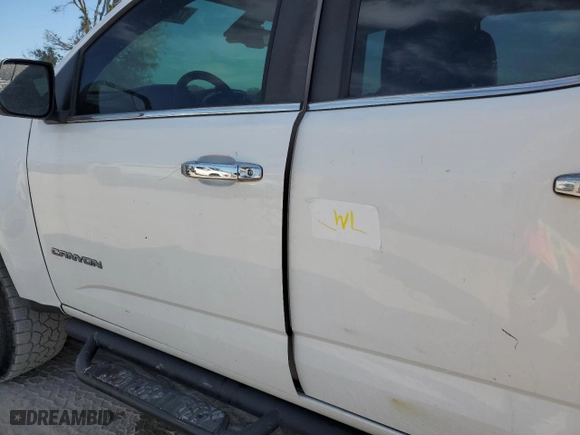 2016 GMC Canyon 2WD SLT with VIN 1GTG5DE17G1360721, listed as a Copart auction lot 73878564 with 0 mi miles and Salvage Title. Bid and sale history available at carsss.com. Image 12.