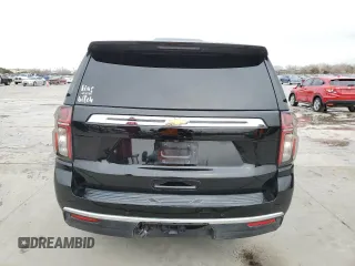 2021 Chevrolet Suburban LS with VIN 1GNSCBKD0MR379571, listed as a Copart auction lot 42579275 with 146,655 mi miles and Salvage Title. Bid and sale history available at DreamBid. Image 6.