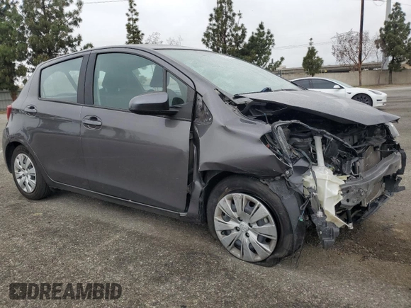2015 Toyota Yaris L with VIN VNKKTUD32FA044782, listed as a Copart auction lot 53750065 with 72,997 mi miles and Salvage Title. Bid and sale history available at DreamBid. Image 4.