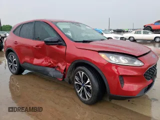 2021 Ford Escape SE with VIN 1FMCU0G67MUB31626, listed as a Copart auction lot 55965035 with 22,865 mi miles and Salvage title. Bid and sale history available at DreamBid. Image 4.