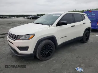 2019 Jeep Compass Sport with VIN 3C4NJCAB9KT778064, listed as a Copart auction lot 58696275 with 110,878 mi miles and Salvage title. Bid and sale history available at DreamBid. Image 1.