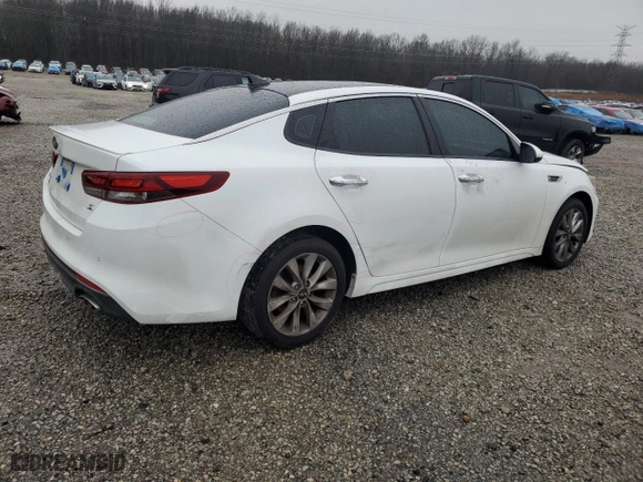 2018 Kia Optima LX with VIN 5XXGT4L30JG222069, listed as a Copart auction lot 44806265 with 117,313 mi miles and Clean Title. Bid and sale history available at carsss.com. Image 3.