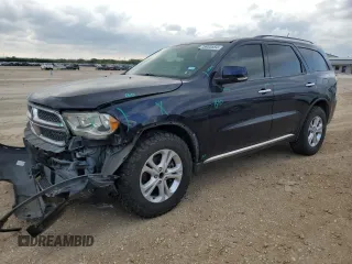 2013 Dodge Durango Crew with VIN 1C4SDHDT8DC598195, listed as a Copart auction lot 78900684 with 176,537 mi miles and Salvage Title. Bid and sale history available at carsss.com. Image 1.