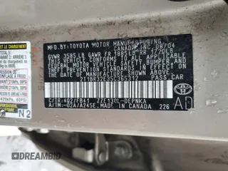 2005 Toyota Corolla CE with VIN 2T1BR32E35C365312, listed as a Copart auction lot 51673985 with 156,493 mi miles and Salvage title. Bid and sale history available at DreamBid. Image 14.