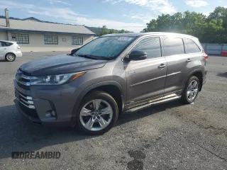 2017 Toyota Highlander Hybrid Limited with VIN 5TDDGRFHXHS021123, listed as a Copart auction lot 64062735 with 363,248 mi miles and Salvage title. Bid and sale history available at DreamBid. Image 1.