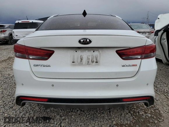 2016 Kia Optima SX Turbo with VIN 5XXGW4L22GG050019, listed as a Copart auction lot 48939805 with Not Provided miles and Salvage Title. Bid and sale history available at carsss.com. Image 6.