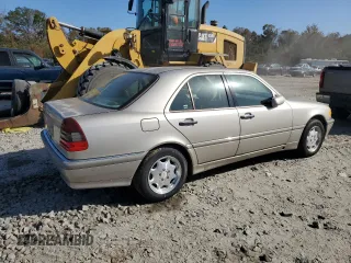 1998 Mercedes-Benz C 230/260/280/320 with VIN WDBHA23G8WA620777, listed as a Copart auction lot 77751154 with 144,032 mi miles and Salvage Title. Bid and sale history available at carsss.com. Image 3.