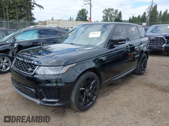 2020 Land Rover Range Rover Sport SE with VIN SALWG2SU5LA741348, listed as a IAAI auction lot 39484742 with 57,216 mi miles. Bid and sale history available at carsss.com. Image 18.