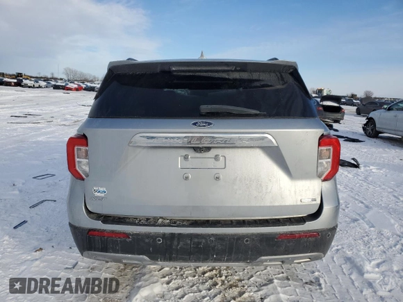 2020 Ford Explorer XLT with VIN 1FMSK8DH7LGB72583, listed as a Copart auction lot 45597755 with 66,119 mi miles and Salvage Title. Bid and sale history available at carsss.com. Image 6.