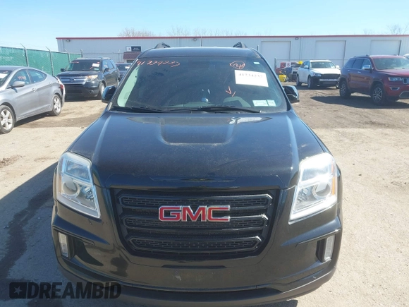 2017 GMC Terrain SLT with VIN 2GKFLUE39H6205500, listed as a IAAI auction lot 41734237 with 117,422 mi miles. Bid and sale history available at carsss.com. Image 13.