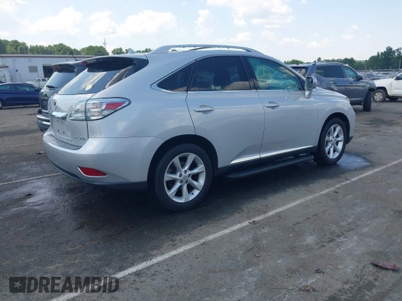 2011 Lexus RX 350 with VIN 2T2ZK1BAXBC060711, listed as a IAAI auction lot 42574963 with 79,475 mi miles and . Bid and sale history available at DreamBid. Image 4.