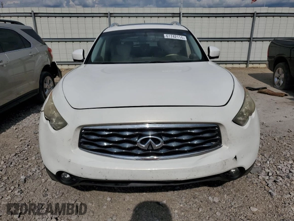 2010 Infiniti FX35 with VIN JN8AS1MUXAM800305, listed as a Copart auction lot 61742114 with 172,274 mi miles and Salvage Title. Bid and sale history available at carsss.com. Image 5.