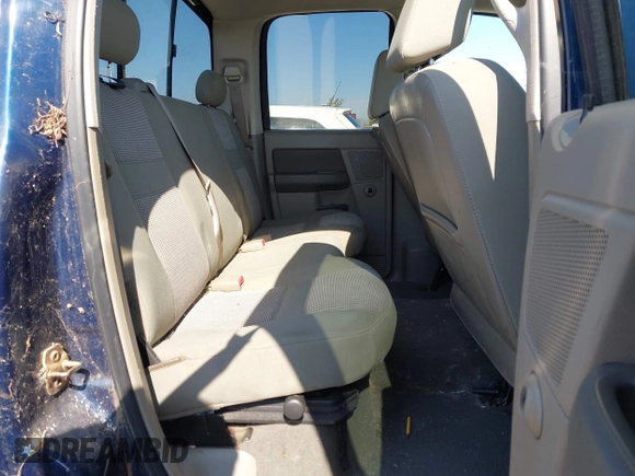 2007 Dodge 1500 SLT with VIN 1D7HU18207J606248, listed as a IAAI auction lot 42141047 with 128,821 mi miles. Bid and sale history available at carsss.com. Image 8.