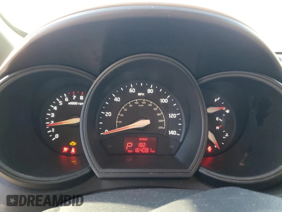 2015 Kia Rio LX with VIN KNADM4A37F6463794, listed as a Copart auction lot 46858735 with 164,081 mi miles and Salvage Title. Bid and sale history available at carsss.com. Image 9.
