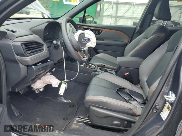 2025 Subaru Forester Special Sports with VIN JF2SLDHC9SH404216, listed as a Copart auction lot 61617315 with 9,848 mi miles and Salvage title. Bid and sale history available at DreamBid. Image 7.