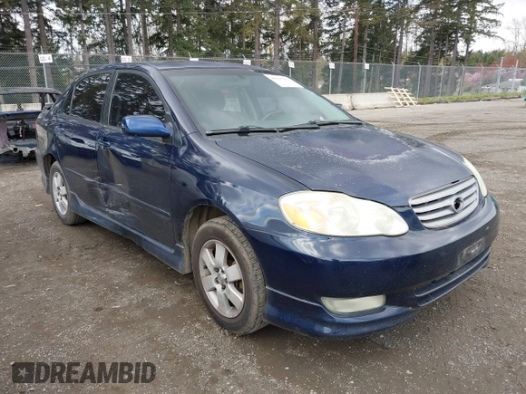 2003 Toyota Corolla CE with VIN 1NXBR32E83Z084375, listed as a IAAI auction lot 41915211 with 299,999 mi miles and . Bid and sale history available at DreamBid. Image 1.