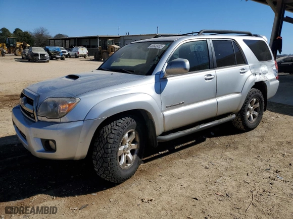 2006 Toyota 4Runner SR5 with VIN JTEBT14R260061076, listed as a Copart auction lot 46642455 with 177,223 mi miles and Salvage Title. Bid and sale history available at carsss.com. Image 1.
