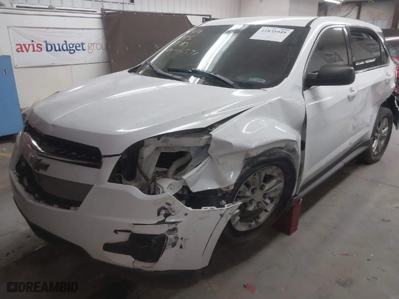 2010 Chevrolet Equinox LS with VIN 2CNALBEWXA6266571, listed as a IAAI auction lot 41835945 with 190,970 mi miles. Bid and sale history available at carsss.com. Image 2.