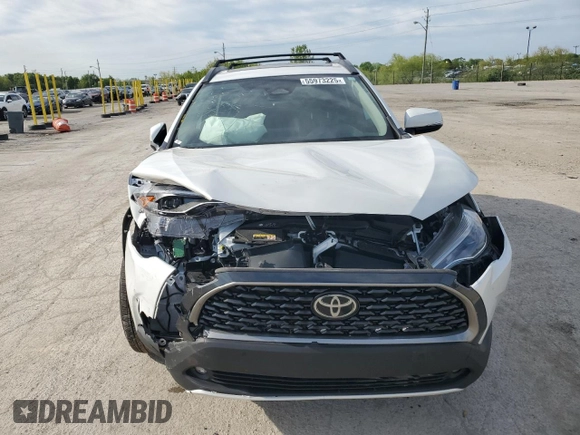 2024 Toyota Corolla Cross XLE with VIN 7MUDAABG2RV105251, listed as a Copart auction lot 55973225 with 8,702 mi miles and Salvage title. Bid and sale history available at DreamBid. Image 5.