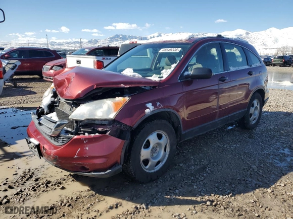 2011 Honda CR-V LX with VIN JHLRE4H30BC021093, listed as a Copart auction lot 48549235 with 175,015 mi miles and Salvage Title. Bid and sale history available at carsss.com. Image 1.