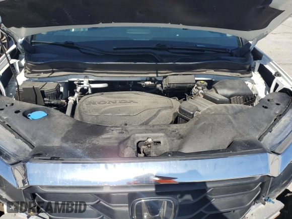 2022 Honda Ridgeline RTL-E with VIN 5FPYK3F72NB018843, listed as a Copart auction lot 50070165 with 53,043 mi miles and Salvage Title. Bid and sale history available at DreamBid. Image 11.