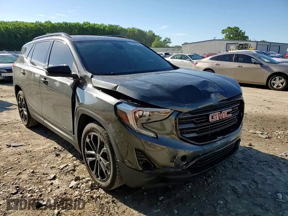 2020 GMC Terrain SLT with VIN 3GKALPEV9LL191177, listed as a Copart auction lot 57800395 with 69,400 mi miles and Salvage title. Bid and sale history available at DreamBid. Image 14.
