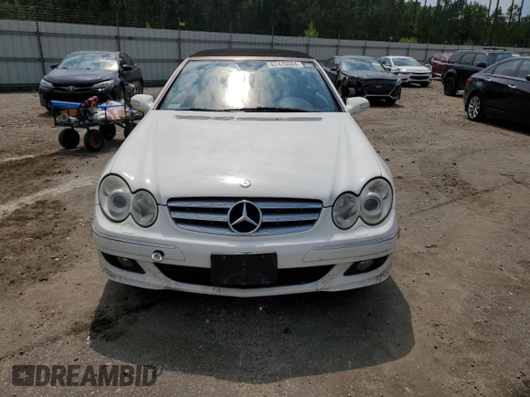 2006 Mercedes-Benz CLK-Class 3.5L with VIN WDBTK56H56F178542, listed as a Copart auction lot 67476684 with 126,404 mi miles and Salvage Title. Bid and sale history available at carsss.com. Image 5.