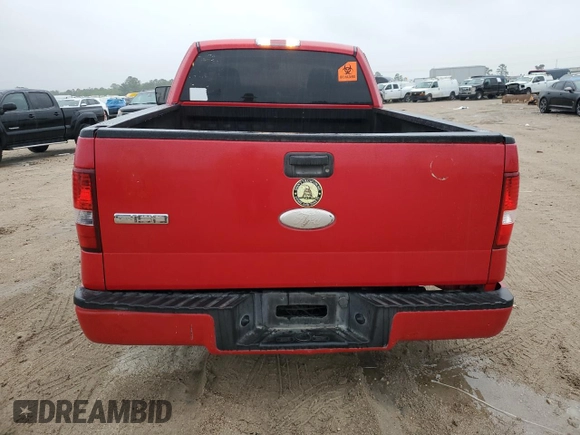 2007 Ford F-150 XL with VIN 1FTRF12257KC92124, listed as a Copart auction lot 50627995 with 142,316 mi miles and Salvage title. Bid and sale history available at DreamBid. Image 6.