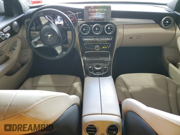 2018 Mercedes-Benz C 300 with VIN 55SWF4KB2JU280486, listed as a Copart auction lot 46850755 with 73,452 mi miles and Salvage title. Bid and sale history available at DreamBid. Image 8.