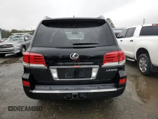 2015 Lexus LX 570 with VIN JTJHY7AX7F4186473, listed as a Copart auction lot 38514814 with 60,837 mi miles and . Bid and sale history available at DreamBid. Image 6.