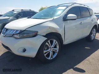 2009 Nissan Murano SL with VIN JN8AZ18W49W148014, listed as a IAAI auction lot 42024790 with 145,170 mi miles. Bid and sale history available at carsss.com. Image 2.