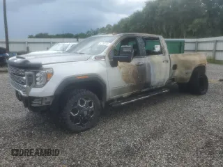 2023 GMC Sierra 3500HD Denali z VIN 1GT49WEY9PF202335, wystawiony jako Copart lot #67789184 z przebiegiem 24 537 mil mil oraz Nie do naprawy. Historia ofert i sprzedaży dostępna na DreamBid. Obrazek 1.