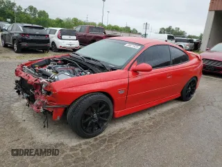 2006 Pontiac GTO z VIN 6G2VX12U76L566582, wystawiony jako Copart lot #58471425 z przebiegiem Nie podano mil oraz Szkoda całkowita • Salvage title. Historia ofert i sprzedaży dostępna na DreamBid. Obrazek 1.