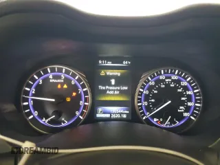 2015 Infiniti Q50 Premium with VIN JN1BV7ARXFM423026, listed as a Copart auction lot 58139225 with 130,544 mi miles and Salvage title. Bid and sale history available at DreamBid. Image 9.