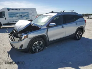 2020 GMC Terrain SLT with VIN 3GKALPEV4LL124809, listed as a Copart auction lot 87234044 with 95,786 mi miles and Non Repairable. Bid and sale history available at carsss.com. Image 1.