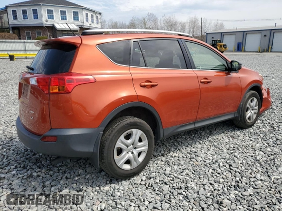 2015 Toyota RAV4 LE with VIN JTMBFREV9FJ038961, listed as a Copart auction lot 52725635 with 53,355 mi miles and Clean Title. Bid and sale history available at DreamBid. Image 3.