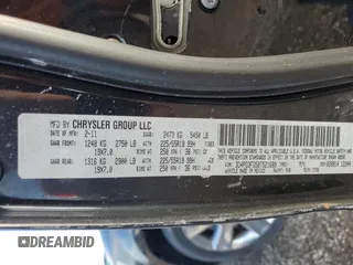 2011 Dodge Journey Crew with VIN 3D4PG3FG5BT521689, listed as a Copart auction lot 62148065 with 105,101 mi miles and Salvage title. Bid and sale history available at DreamBid. Image 13.
