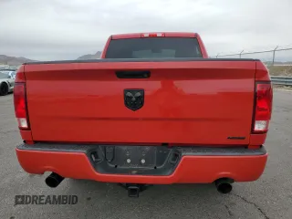 2017 Ram 1500 Express with VIN 3C6JR6AT9HG745754, listed as a Copart auction lot 47982095 with 56,973 mi miles and Salvage title. Bid and sale history available at DreamBid. Image 6.